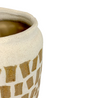 ANISSA-vase-cremeweiss-braun-keramik-dekoration-verleih-event-hochzeit-frankfurt-globaldesire