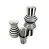 Vase-schwarz-weiss-modern-blumen-dekoration-verleih-event-hochzeit-frankfurt-globaldesire