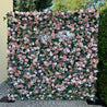 Blumenwand LILLY · Rosa, Apricot, Grün