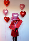 XL-Ballonkarte • 3D-Optik • Valentines Edition